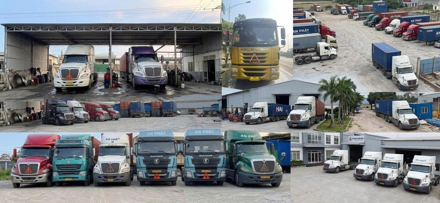 60 Xe Đầu Kéo Container - Tâm An - Vận Tải An Phát